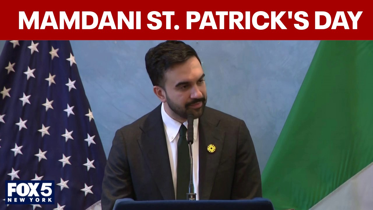Video thumbnail for Mamdani remarks on Ireland, St. Patrick's Day