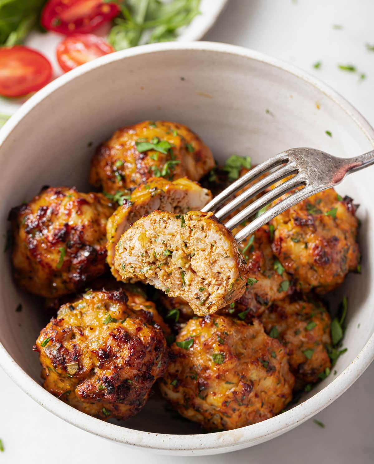 'Video thumbnail for Air Fryer Chicken Meatballs Recipe '