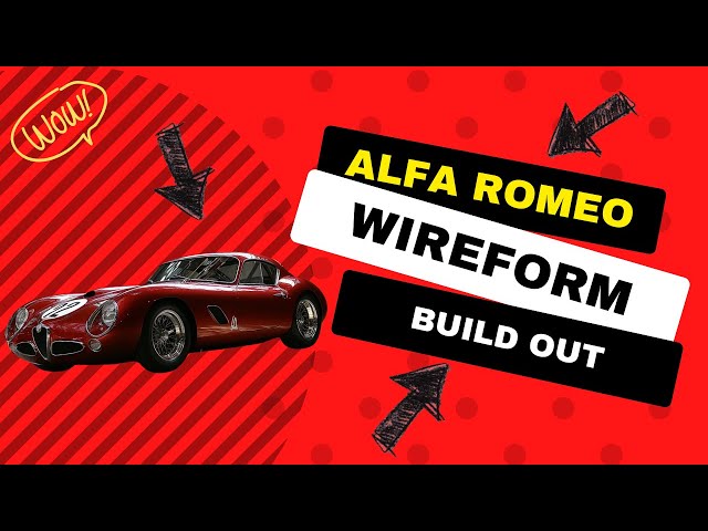 Video thumbnail for AI Alfa Romeo Scratch Build Series: Wireform build out (Episode 5)