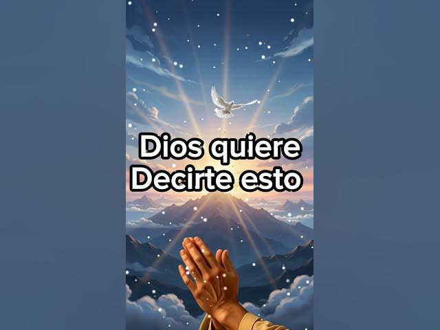 Video thumbnail for Dios quiere decirte esto