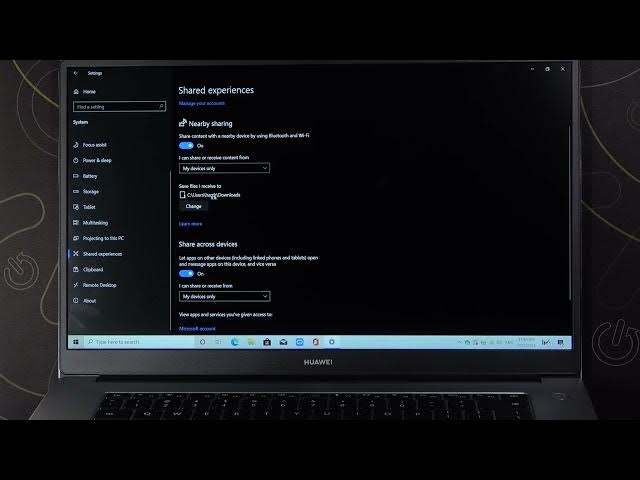 Video thumbnail for How to Enable or Disable Nearby Sharing in Huawei MateBook D15?