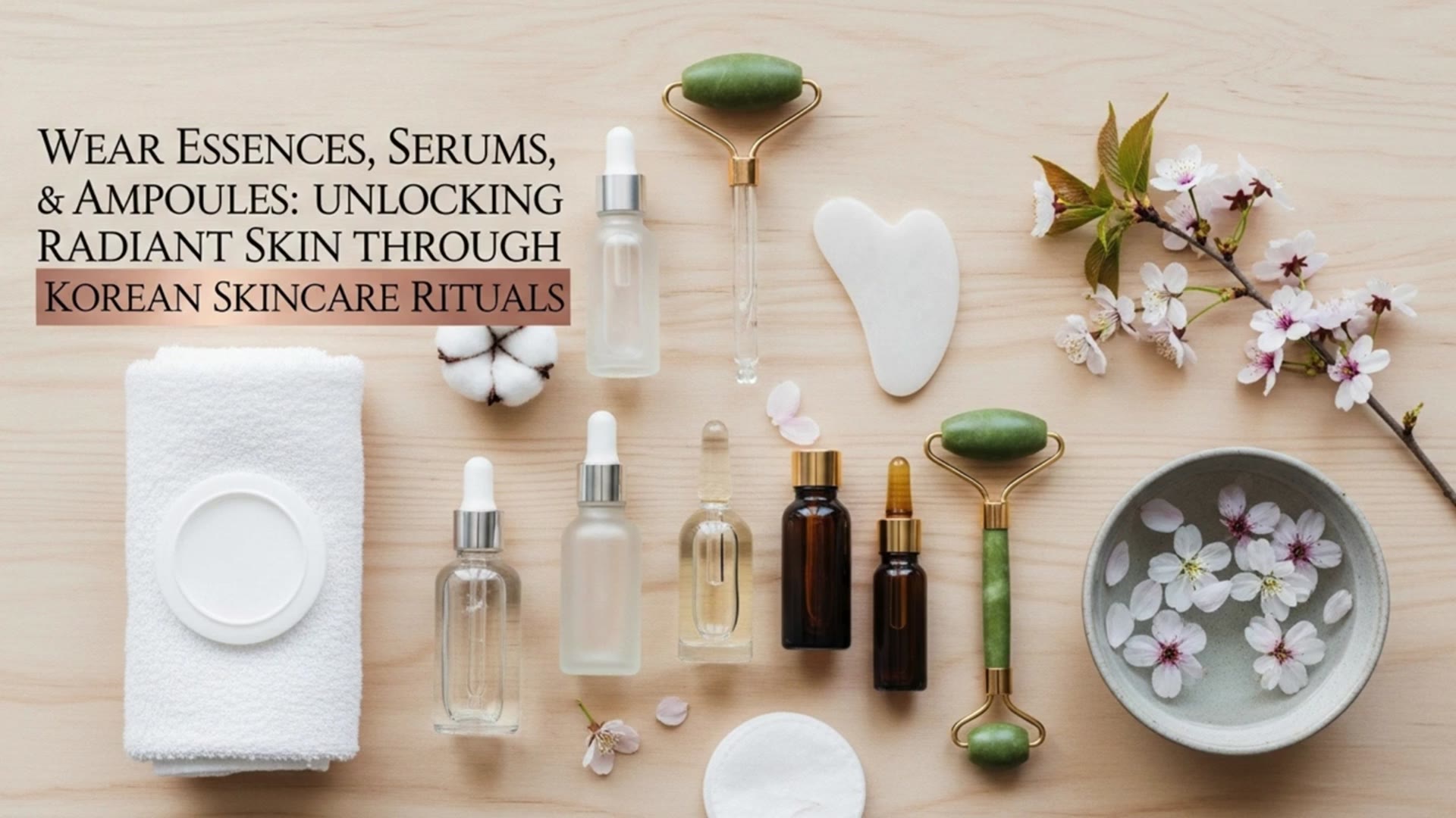 Video thumbnail for How to Layer Essences, Serums and Ampoules: Korean Skincare Routine for Radiant Skin