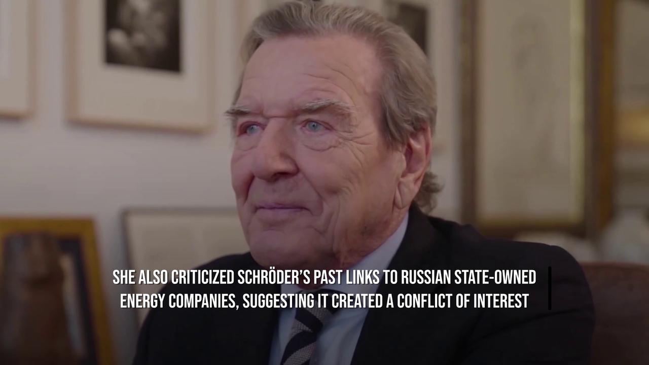 Video thumbnail for Kallas Rejects Putin Suggestion Of Schröder As Peace Negotiator.