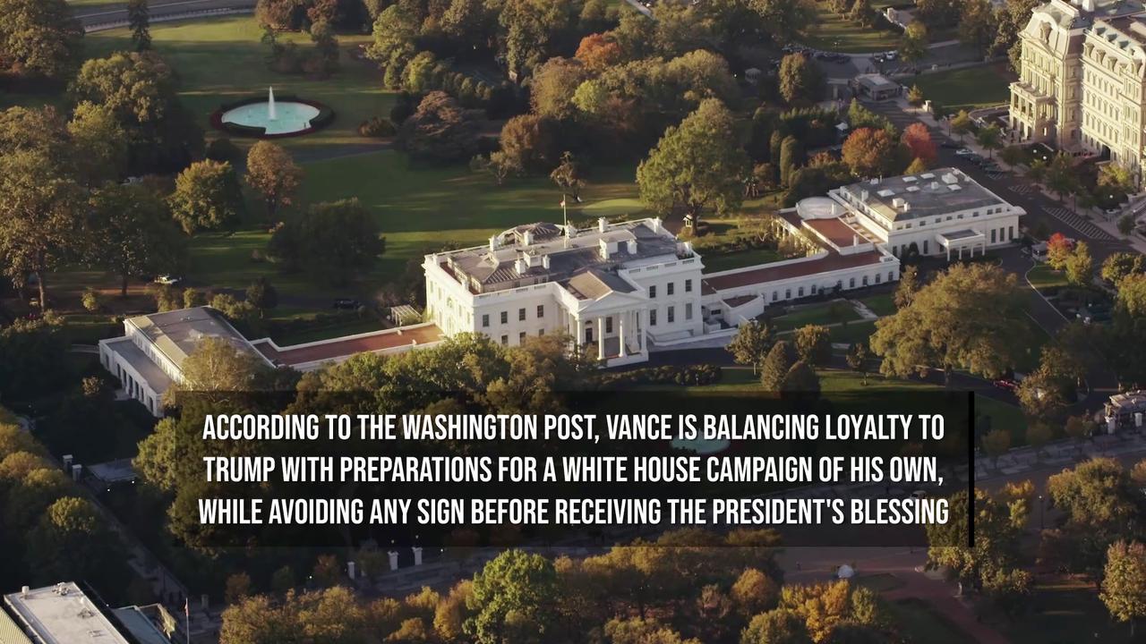 Video thumbnail for Trump Boosts JD Vance as 2028 Republican Race Takes Shape.