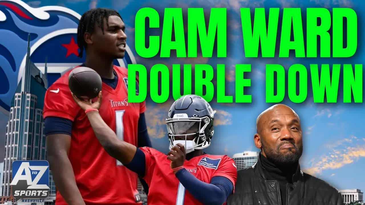 Video thumbnail for a to z sports nashville: louis riddick doubles down on cam ward as titans franchise qb!