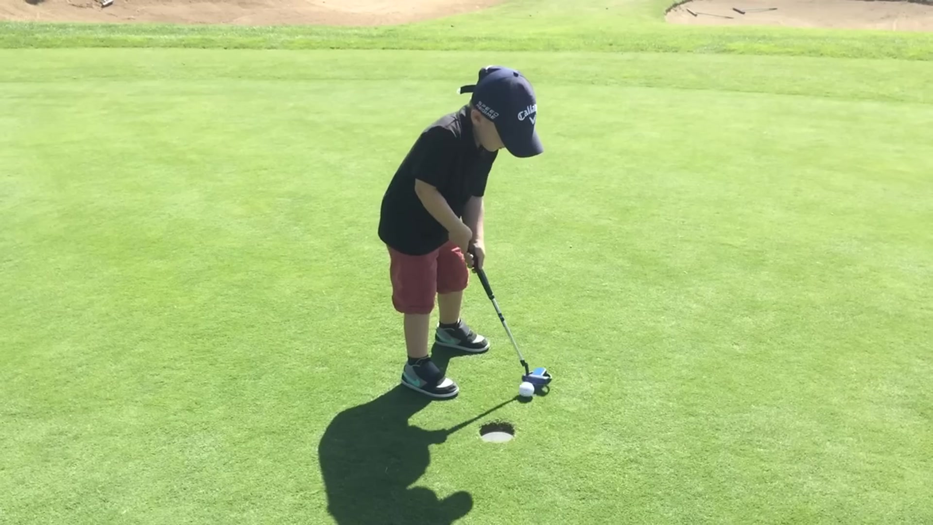 'Video thumbnail for 10-Year-Old Golf Prodigy Has A MONSTER Swing!'