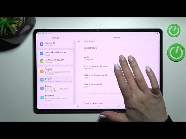 Video thumbnail for How to Find & Manage Sound Settings on LENOVO Tab P12 Pro
