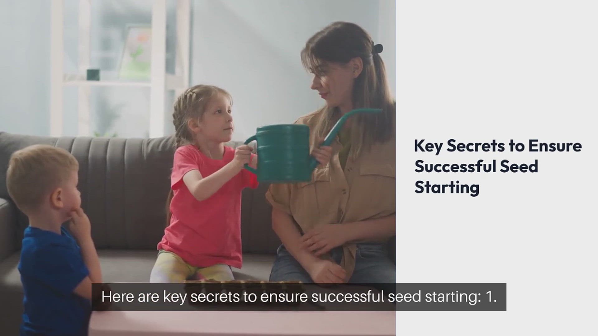 Video thumbnail for Seed Starting Success Secrets