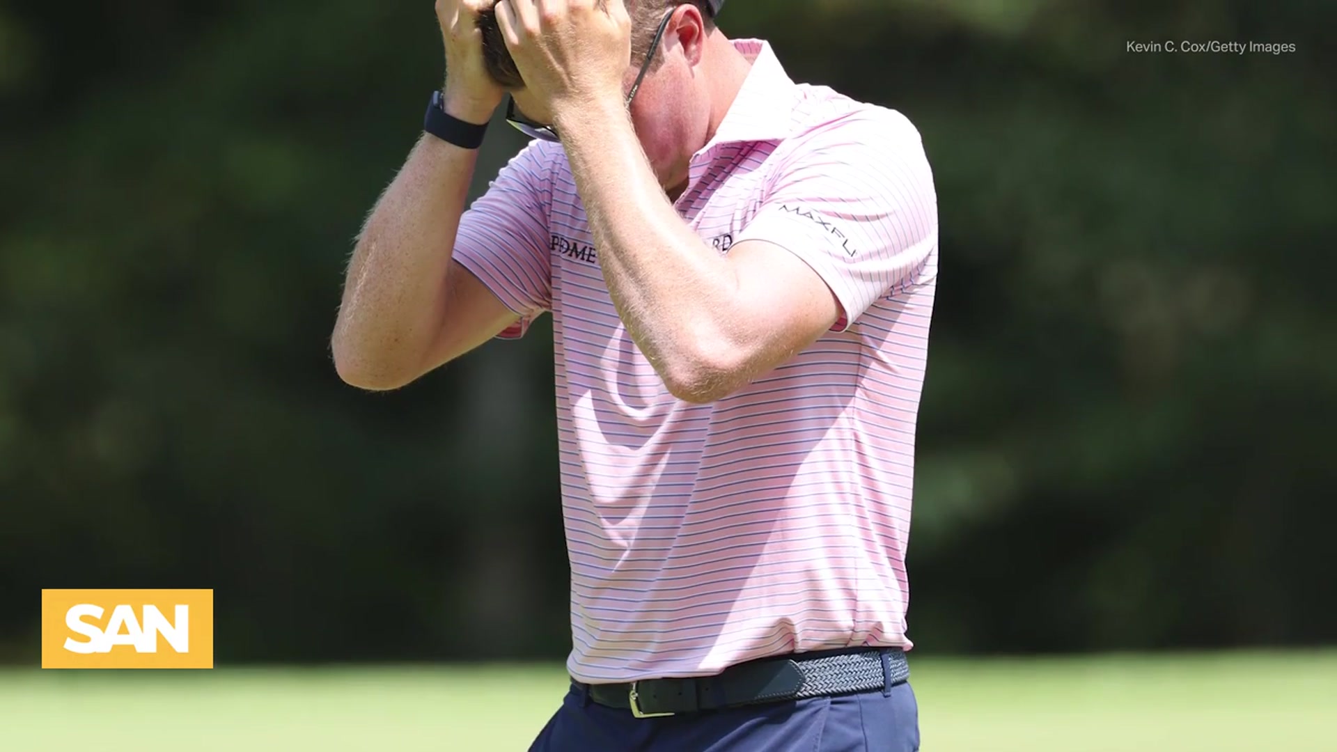 'Video thumbnail for Pro golfer’s on-course ‘overdose’ shines a light on popular supplement'