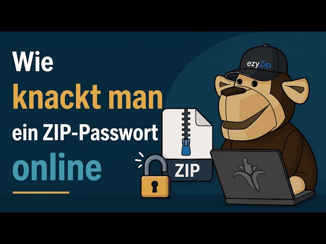 Video thumbnail for 📦 Wie man ein ZIP-Passwort online kostenlos knackt | Ohne Software-Installation