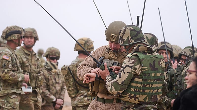 Video thumbnail for Two US soldiers missing after military exercises in Morocco