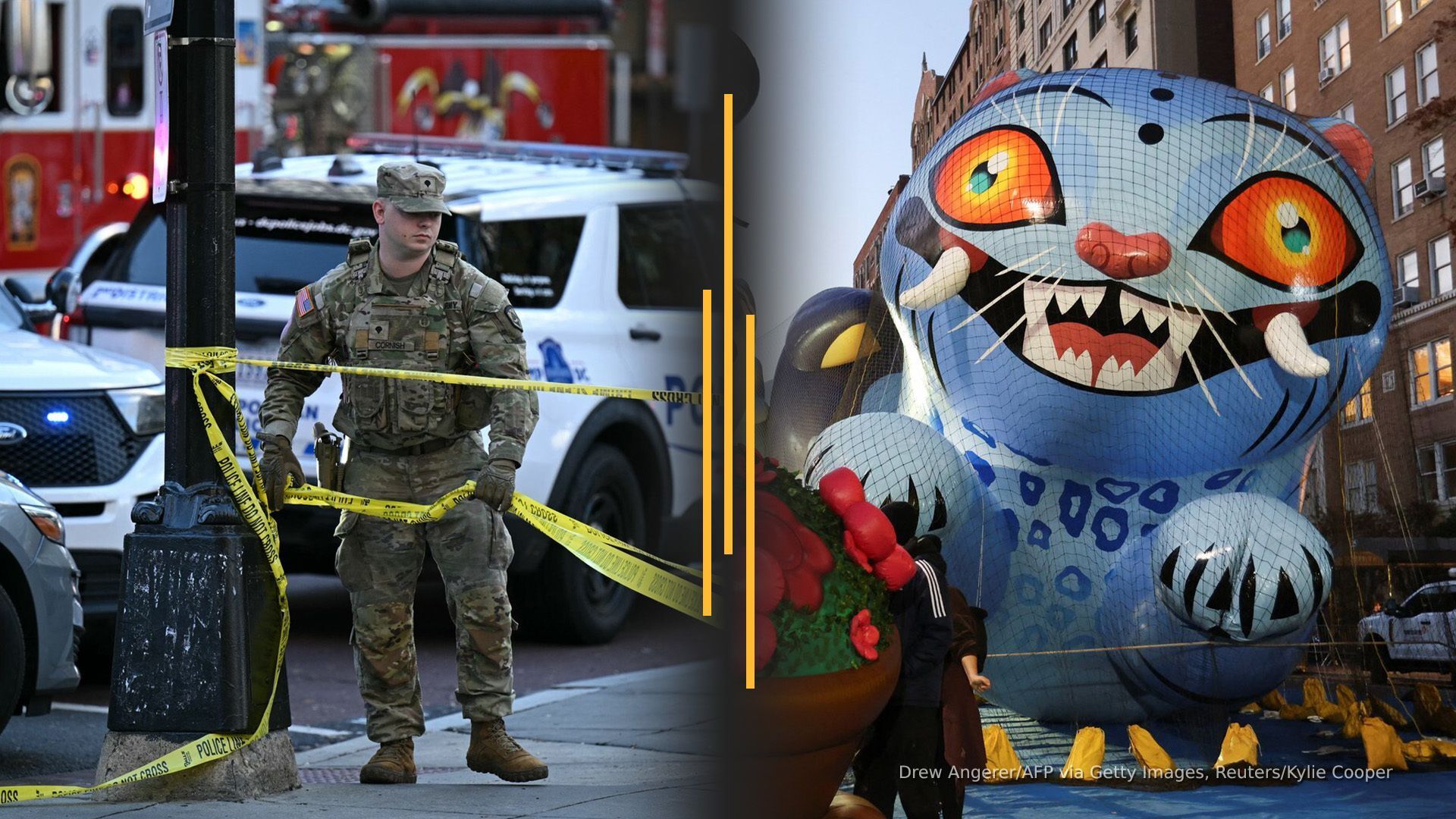 Video thumbnail for Trump to review Afghan migrants after shooting; Macy's prepares for parade