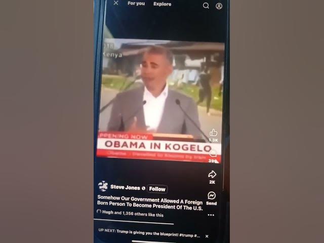 Video thumbnail for Trump was right about Obama #trump #shortsfeed #politics #shortsyoutube #shortsviral