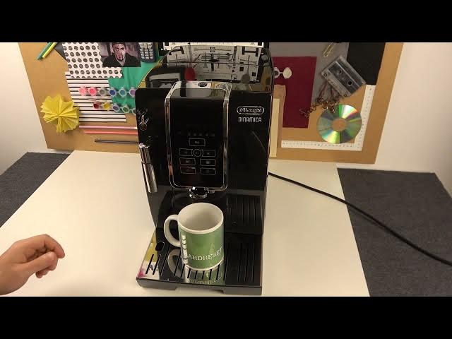 Video thumbnail for How to Use Steam Nozzle on DELONGHI Dinamica Ecam 350.55 Coffee Maker - Make Foamed Milk on DeLonghi
