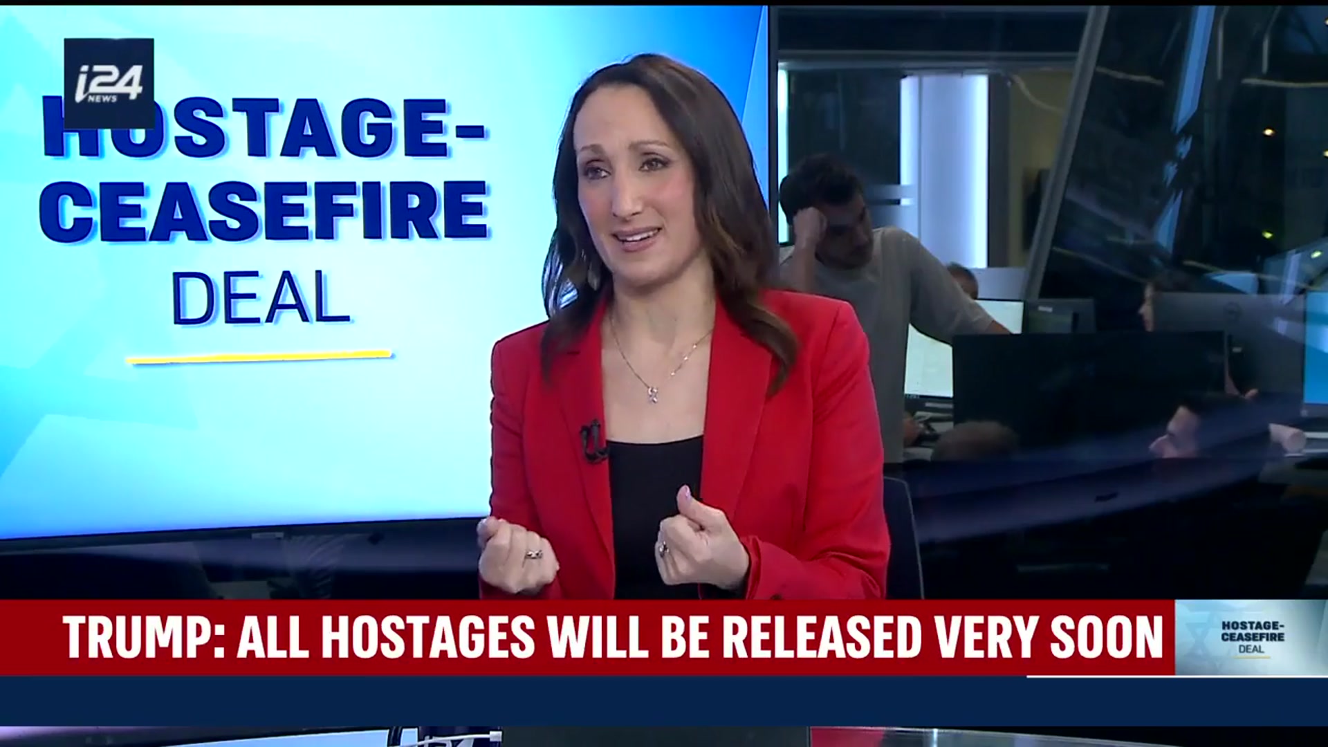 'Video thumbnail for Trump: all hostages will be released very soon'