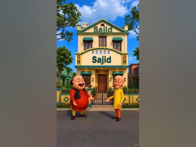 Video thumbnail for #आज motu #Patlu #funny shajid bhai Se Milne Aaye hai