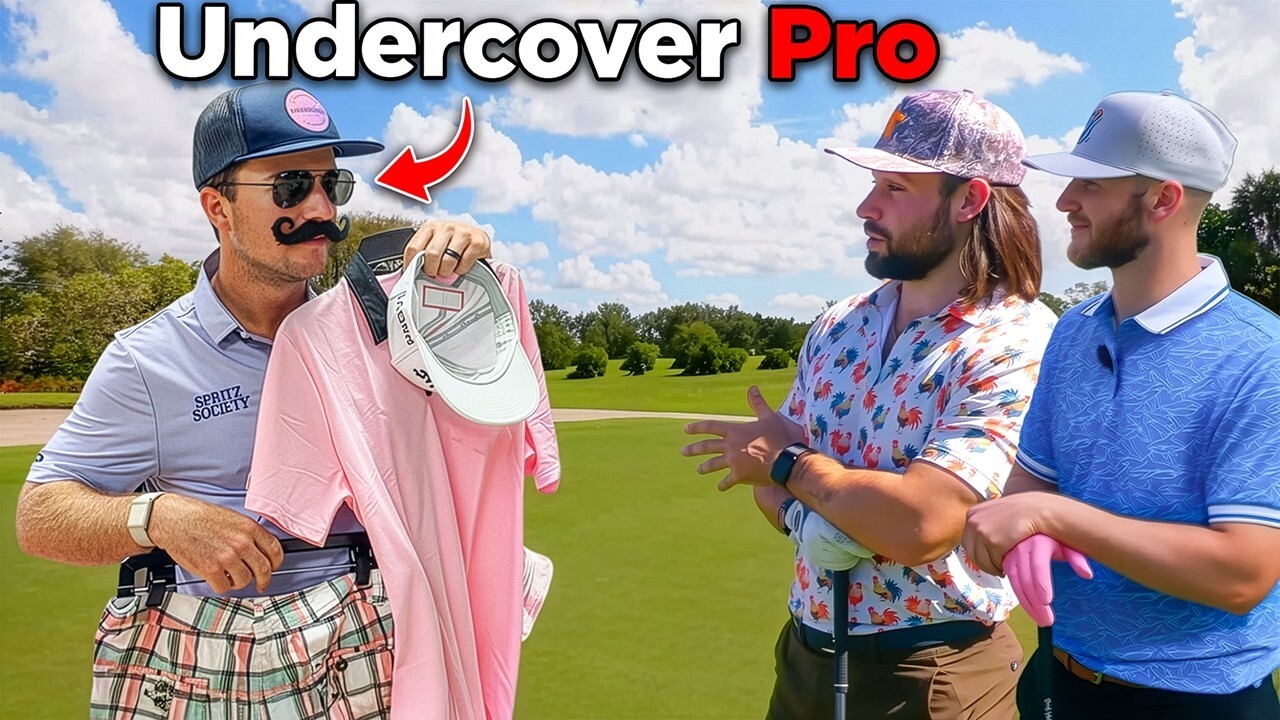Video thumbnail for Sandbagging a Golfer with a HIDDEN TOUR PLAYER...