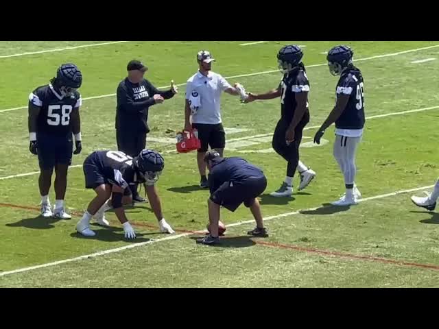 Video thumbnail for #Cowboys DL working on that 1-Gap