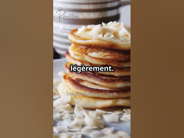 Video thumbnail for Recette Pancakes Yaourt