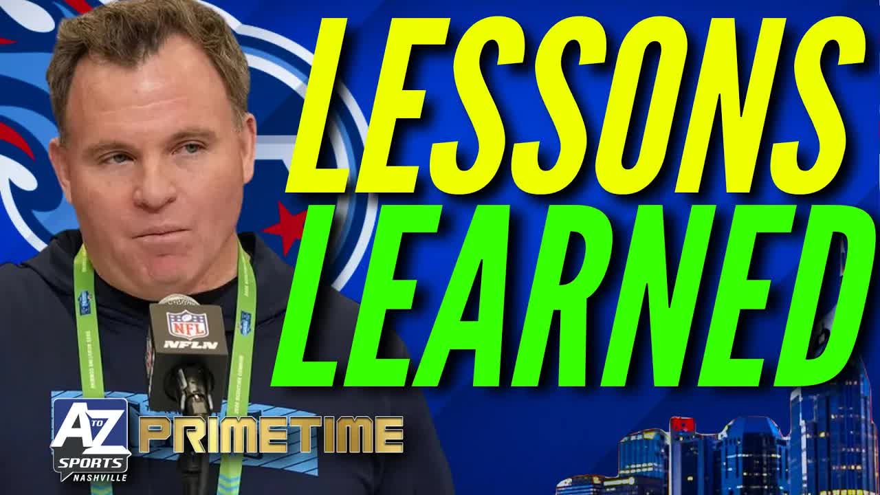 Video thumbnail for A to Z Sports Nashville: titans gm mike borgonzi shares career-shaping lesson on talent evaluation