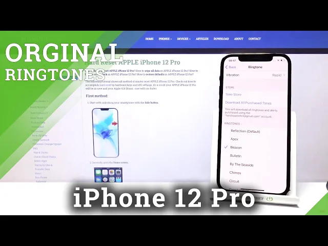 Video thumbnail for Ringtone List on iPhone 12 Pro – Listen Available Ringtones
