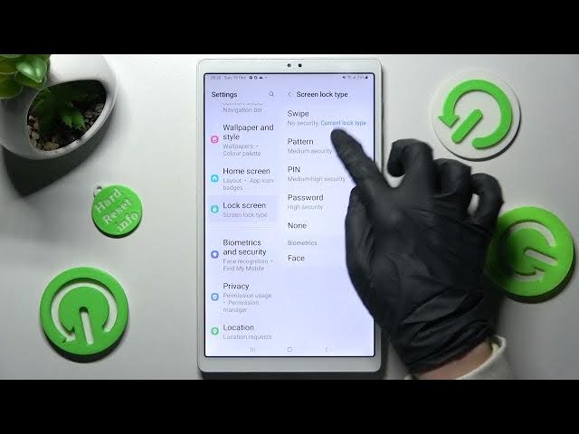 Video thumbnail for How to Find Lock Screen Settings in Samsung Galaxy Tab A7 Lite - Choose Screen Lock Type