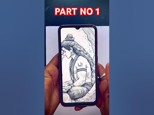 Video thumbnail for Making shiv and parvati ji❤️ #art #trendingshorts #youtubeshorts #youtubegrowth #youtubealternative