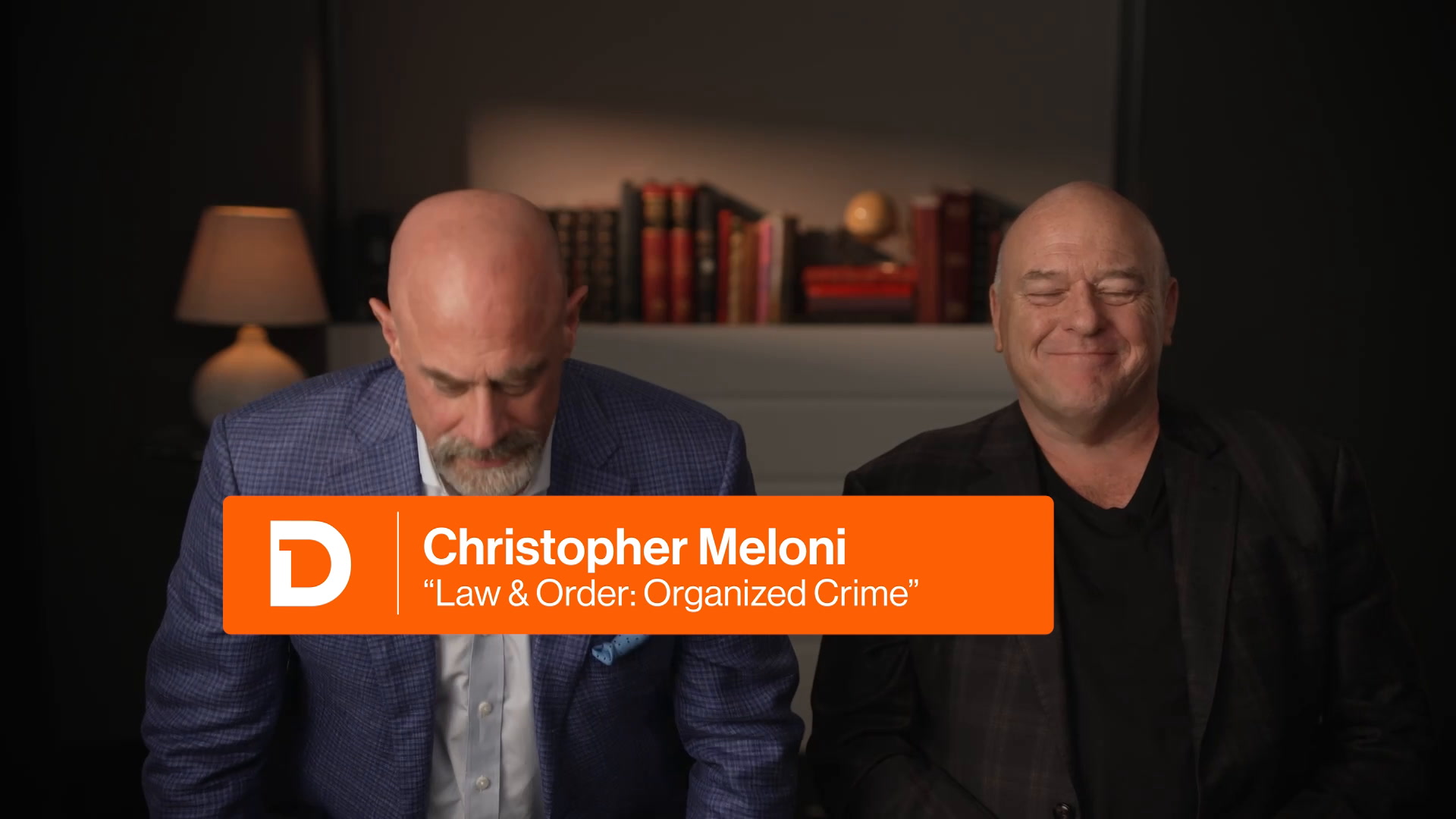 Video thumbnail for 'Law & Order: Organized Crime's Christopher Meloni "Rarely Feels Chemistry" Like He Does With Dean Norris