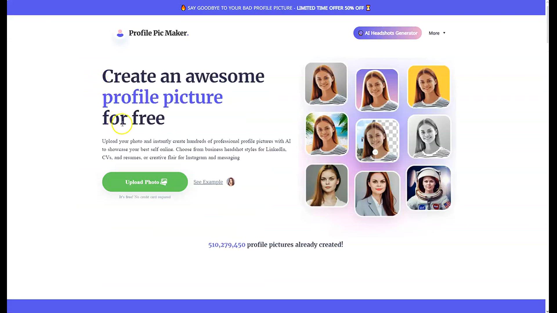 'Video thumbnail for Free AI tool for profile picture #easy canva'