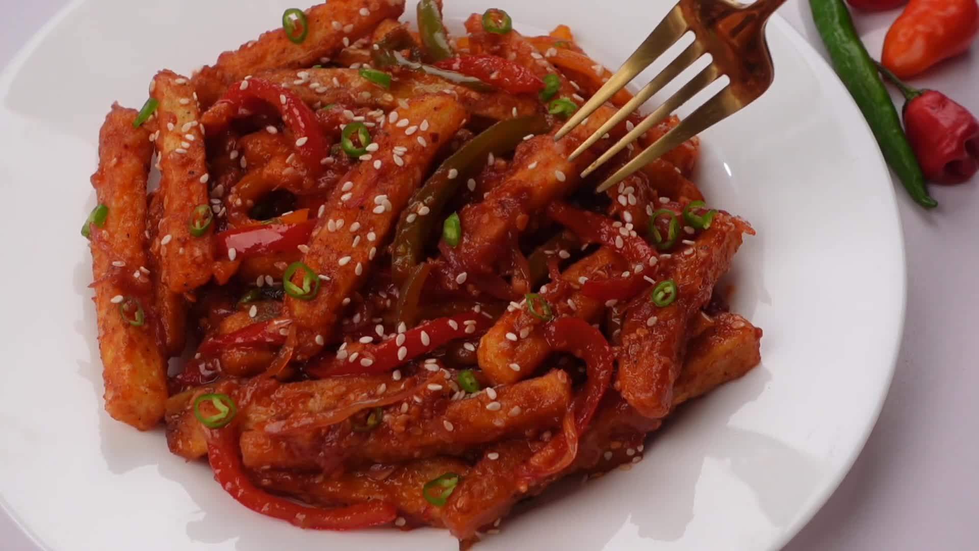 Video thumbnail for Best Crispy Chilli Potato Recipe