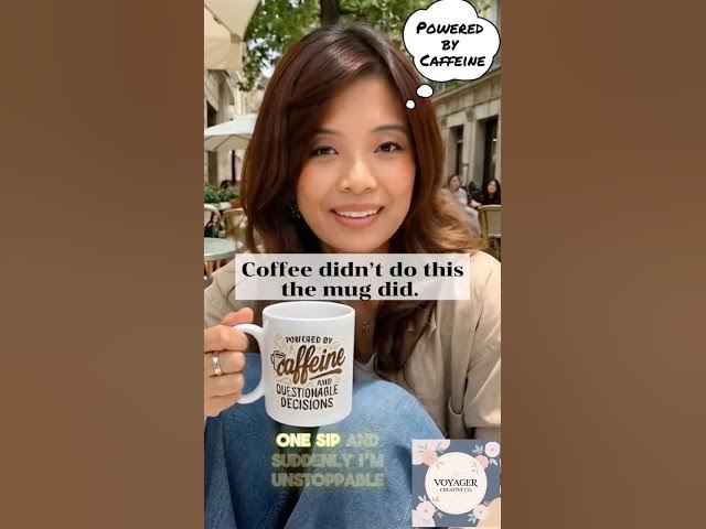 Video thumbnail for Coffee didn’t do this… the mug did.  #CoffeeLovers #FunnyMug #CaffeineMood