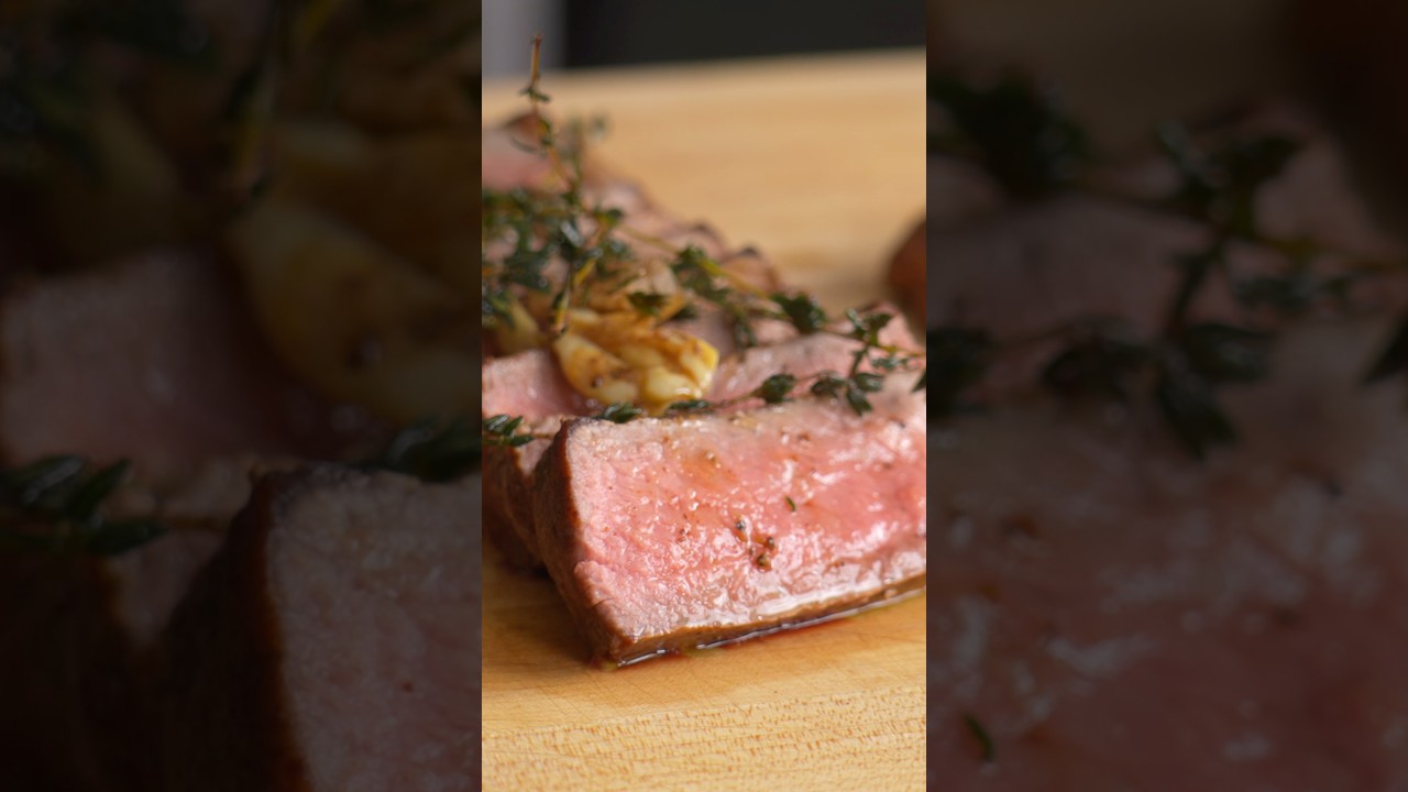 Video thumbnail for Pan Roasted NY Steak