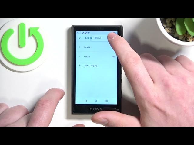 Video thumbnail for Sony NW 100A - How To Change Language