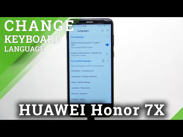 Video thumbnail for How to Change Keyboard Language on HONOR 7X – Switch Current Keyboard Language