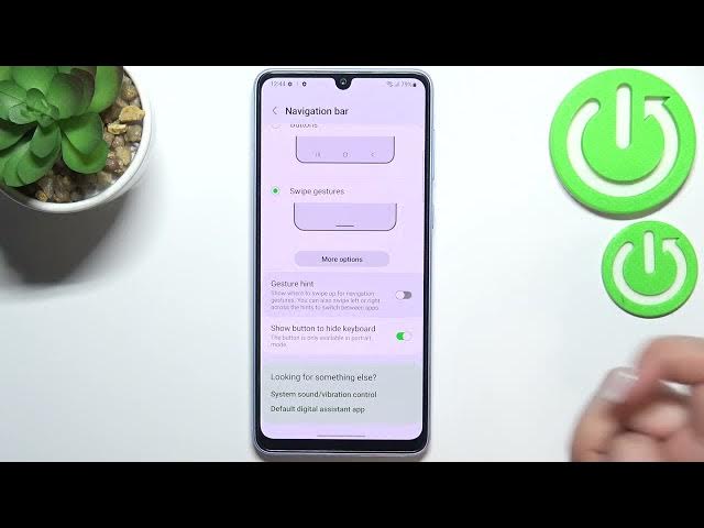 Video thumbnail for How to Change System Navigation Type in SAMSUNG Galaxy A33 – Gesture Navigation