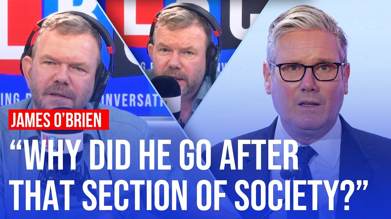 Video thumbnail for James O’Brien dissects Keir Starmer’s benefits climbdown | LBC