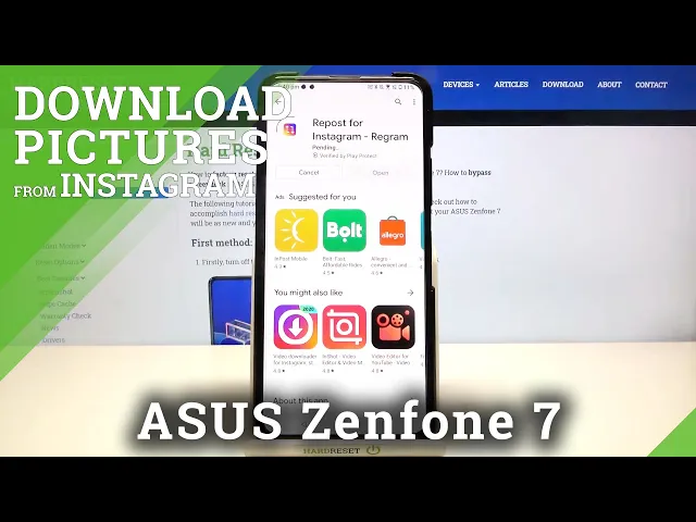 Video thumbnail for How to Download Instagram Pictures in ASUS Zenfone 7?