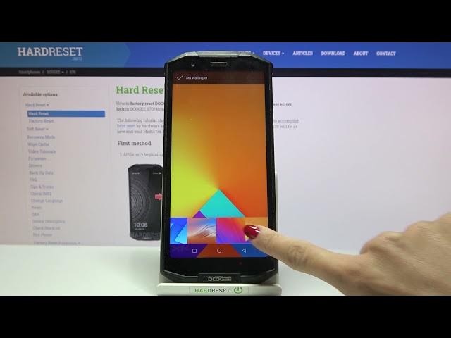 Video thumbnail for How to Change Wallpaper on Doogee S70 – Personalize Wallpaper