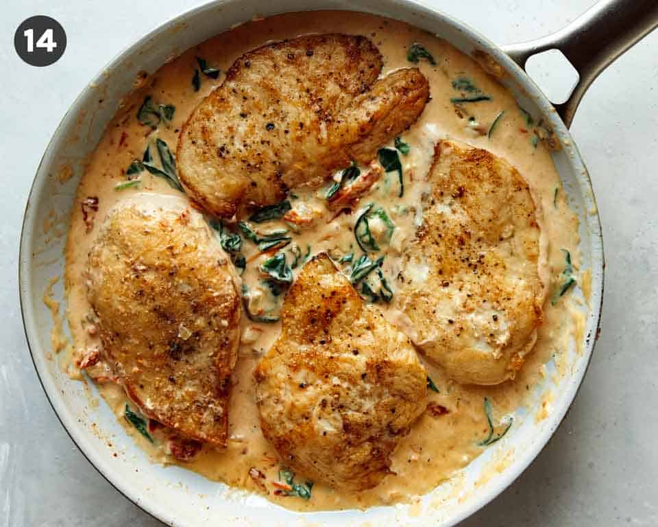'Video thumbnail for Creamy Tuscan Chicken Recipe '