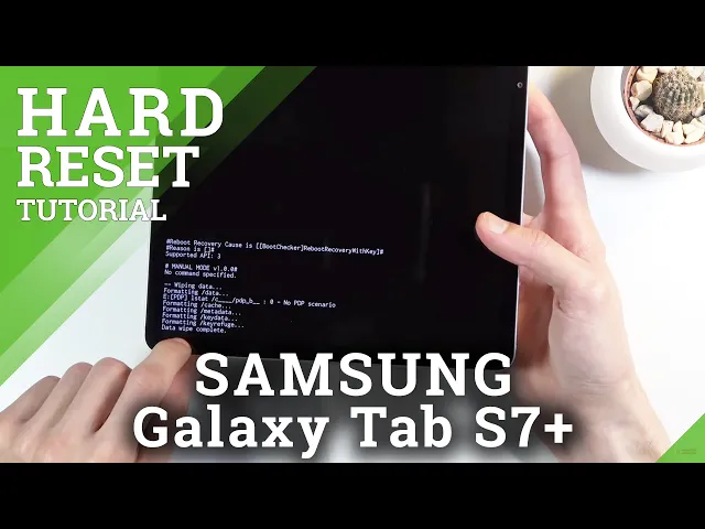 Video thumbnail for Hard Reset SAMSUNG Galaxy Tab S7+ | Bypass Screen Lock by Recovery Mode