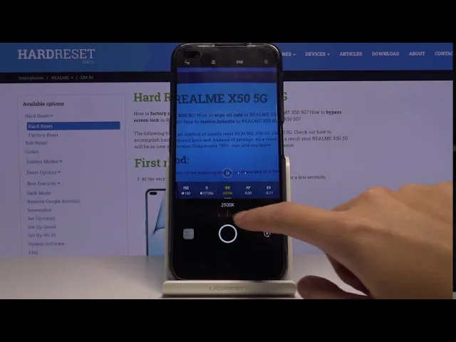 Video thumbnail for How to Enable and Use Camera Pro Mode in Realme X50 - Take Proffesional Pictures