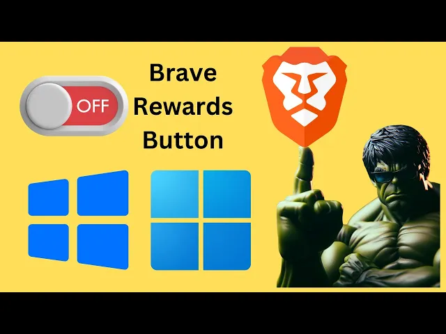 'Video thumbnail for How to Hide or Remove Brave Rewards Button in Windows 11 or 10 | GearUpWindows Tutorial'