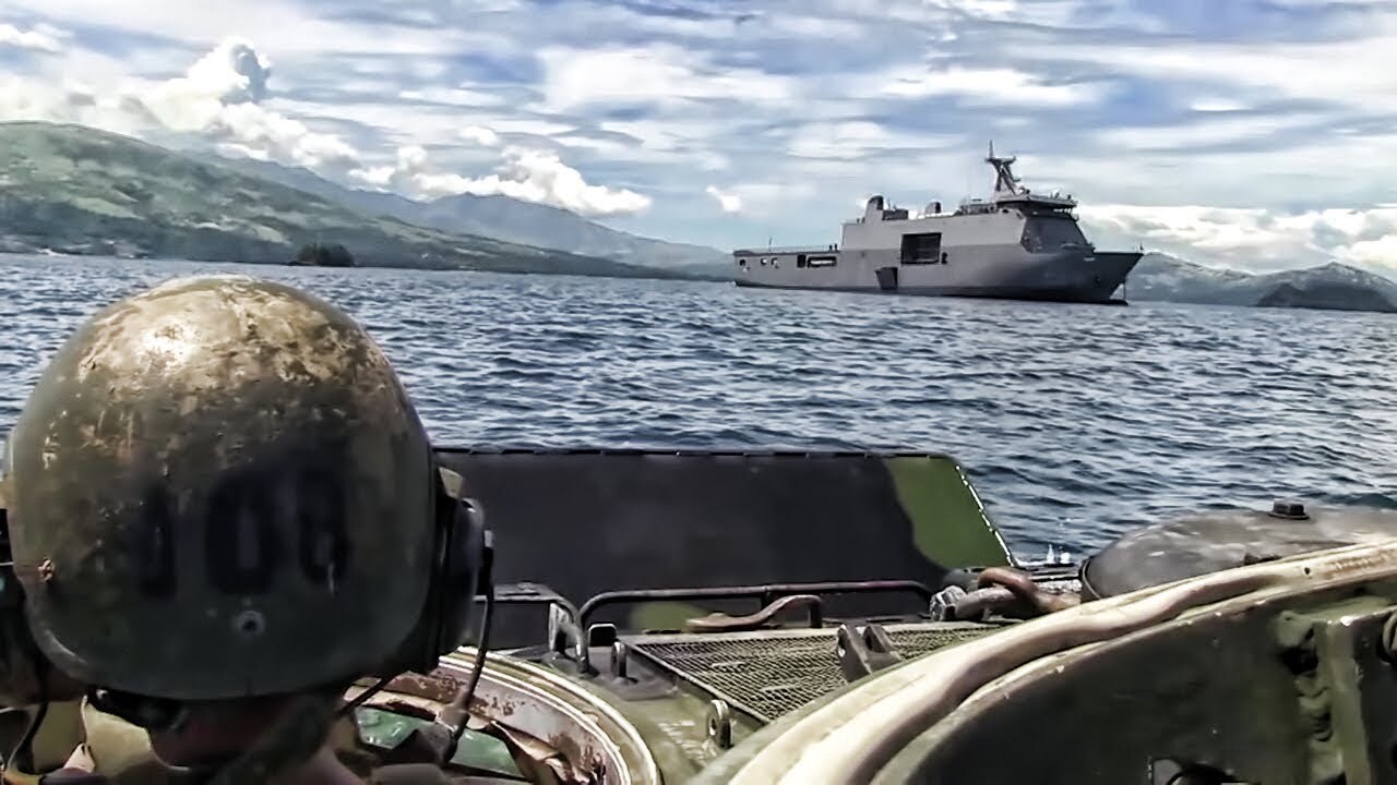 Video thumbnail for Marines Amphibious Training With Philippine Navy