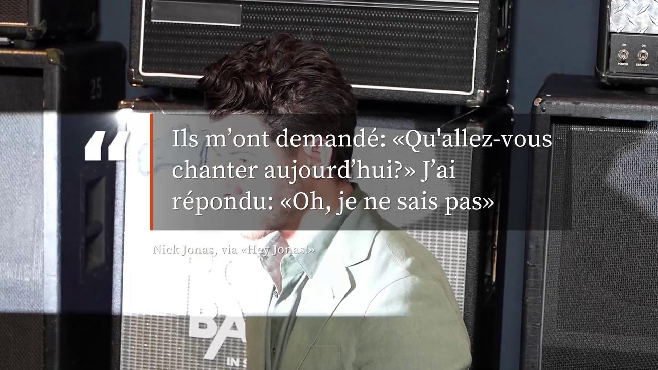 Video thumbnail for Nick Jonas raconte son audition «complètement ratée» pour «La Reine des Neiges».