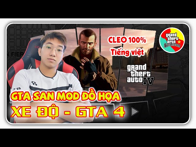 Video thumbnail for [Gta San Mo] Xe Độ đồ họa Gta 4 UHD Cleo Việt Hóa - CODE M02 | L-N-P CHANNEL