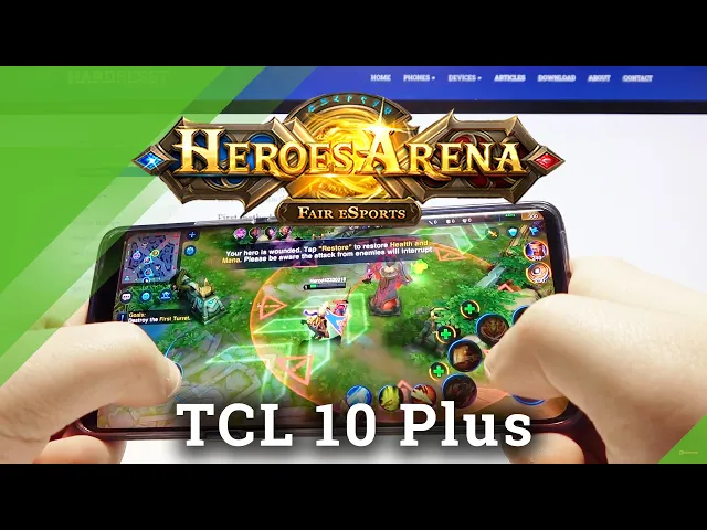 Video thumbnail for Gaming Test of Heroes Arena on TCL 10 Plus – High Quality Settings