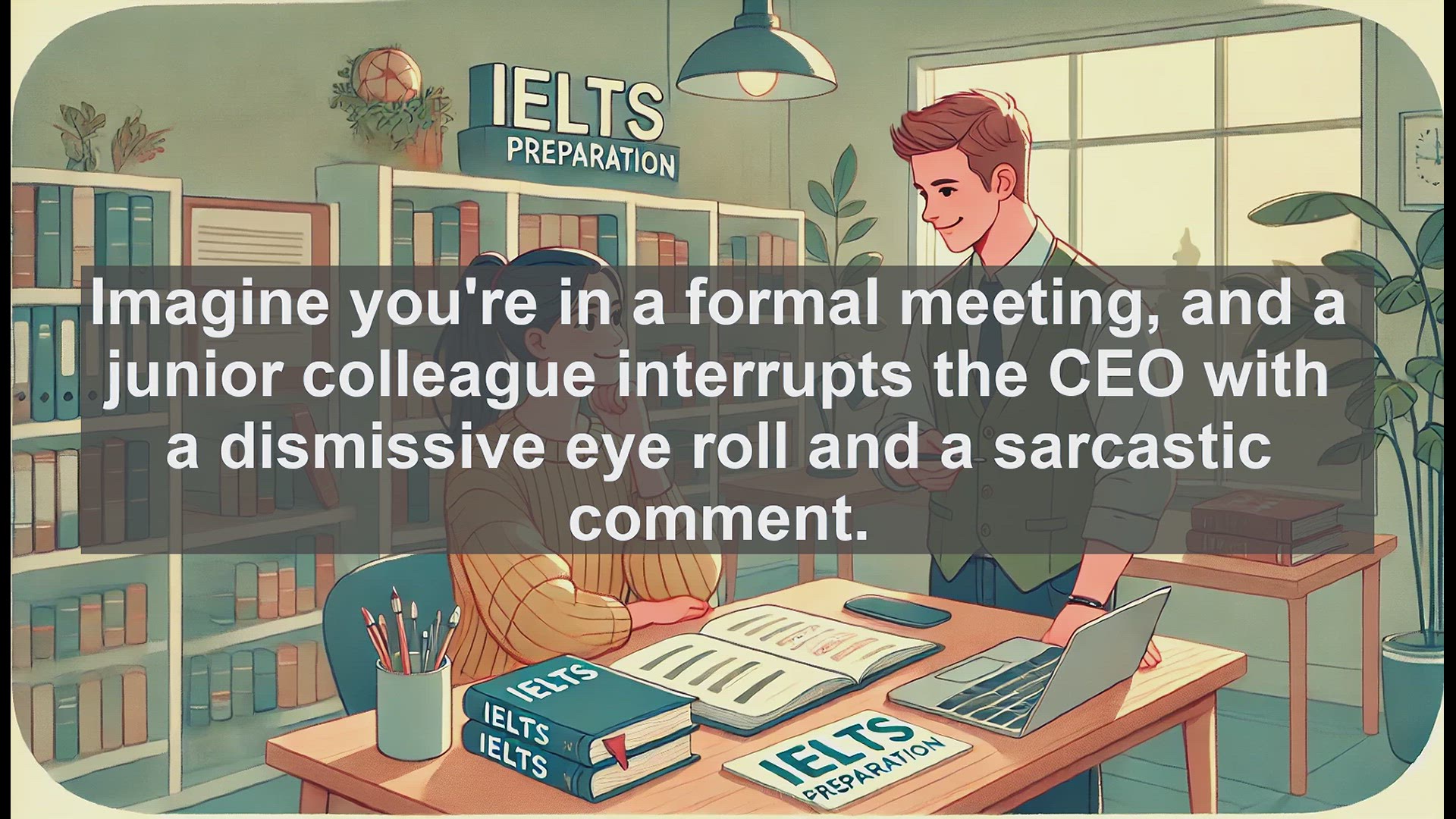 'Video thumbnail for 5000 Must Know IELTS 8.0 Vocabulary - Understanding 'Insolent': Boost Your IELTS Vocabulary'