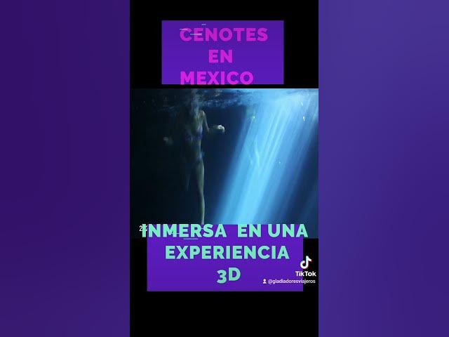 Video thumbnail for Los Cenotes en México. Hermosos y extraños charcos de agua externos o subterraneos.... #motovlog