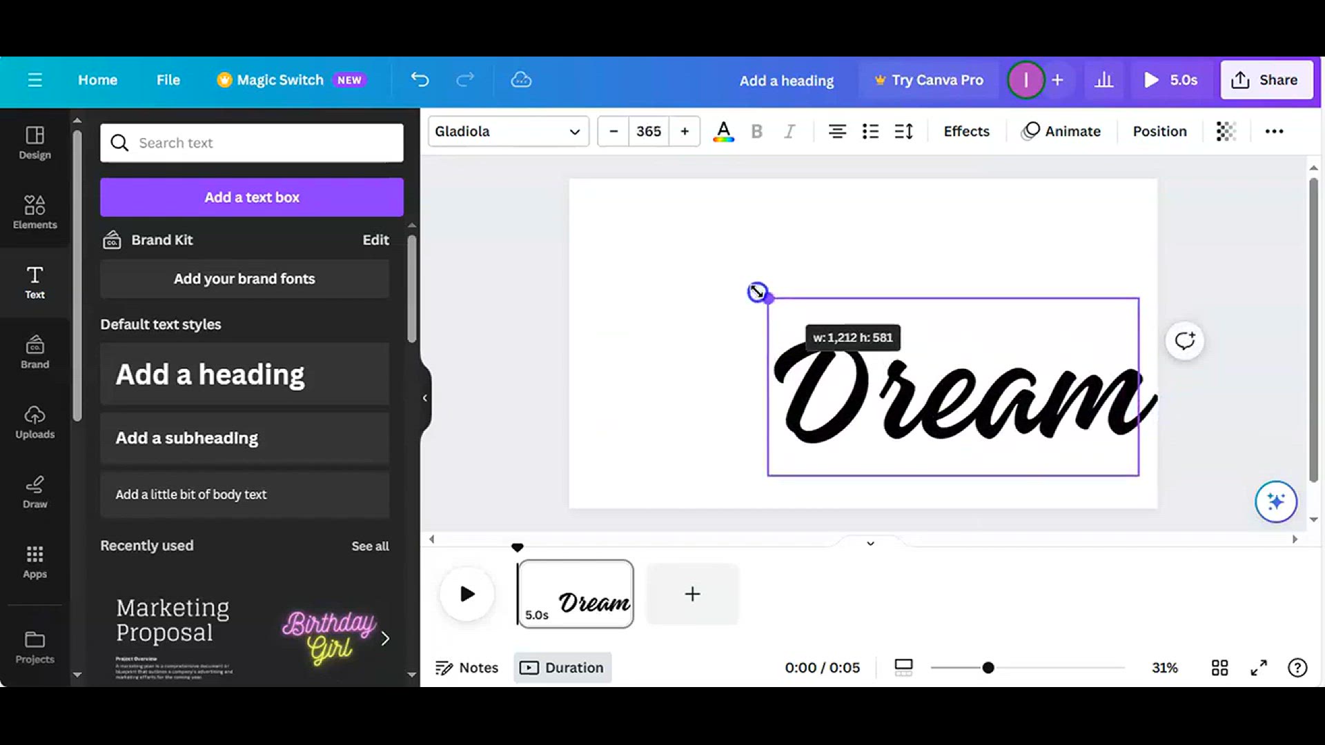 'Video thumbnail for Creative Canva Text Effect Tutorial l Canva tutorial easy canva (1)'