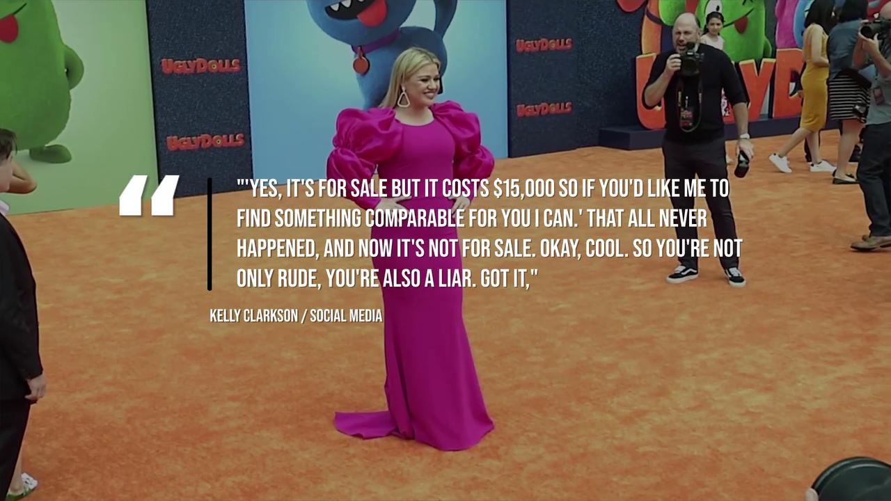 Video thumbnail for IN CASE YOU MISSED IT: Kelly Clarkson fires back at store owner over 'rude' treatment.
